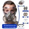 6200 High-Efficiency Washable Dust and Gas Mask for Industrial Use