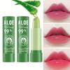 Aloe Vera Lip Balm, Moisturizing Waterproof Anti Dryness Lip Lotion, Temperature Sensitive Color Changing Lipstick