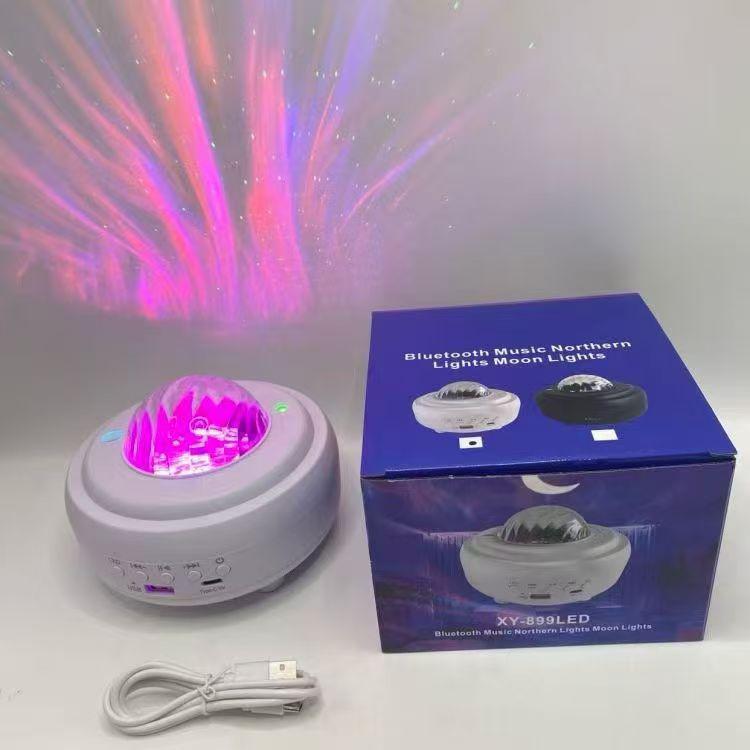 Aurora Starry Sky Projection Night Light with Bluetooth Speaker