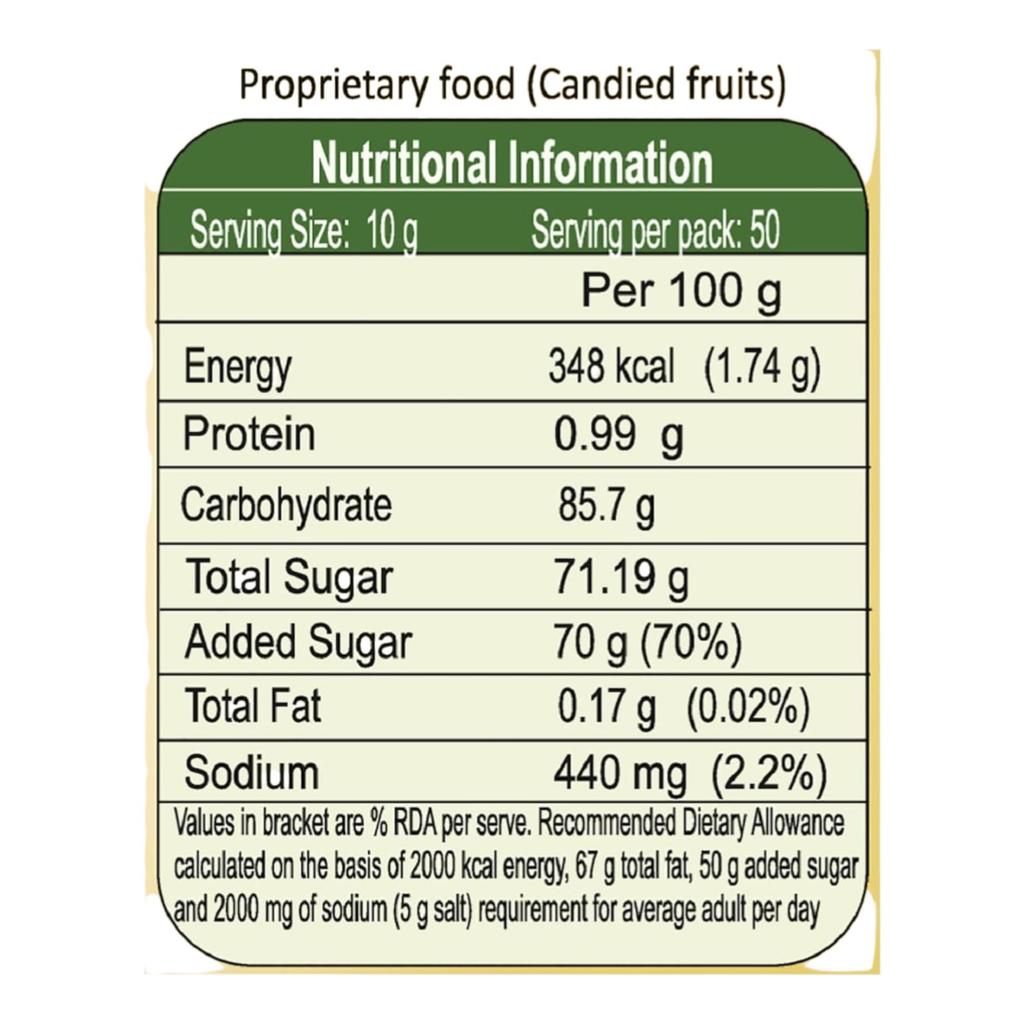 Patanjali Amla Chatpata Candy 500 g Tangy Sweet Gooseberry Candy Snack Digestive Treat Pack Of 1