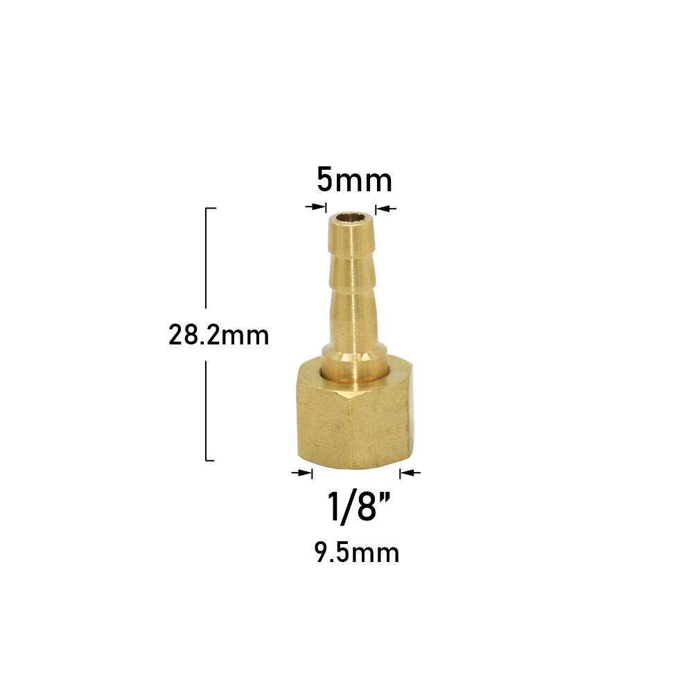 

Brass 4mm 6mm 8mm 9mm 10mm Hose Barb Connector Pipe Fitting 1/8 3/8 3/4 Male Thread Copper Connector Garden 2Pcs
