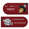 Furtun Filtru Propan de 6 Picioare F273699 pentru Mr.Heater Buddy, Portable Buddy și Încălzitoare, cu Adaptor POL