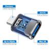 USB 3.0 Type-C OTG Adapter Type C USB C Male To USB Female Converter For Macbook HUAWEI Xiaomi POCO Samsung S20 USBC OTG Connector