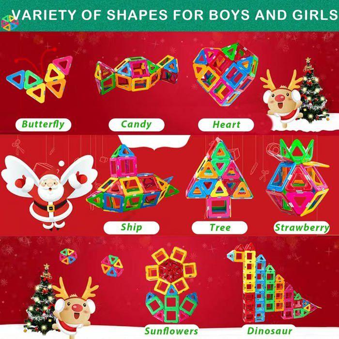 Magnetic Constructions - ZIG-ZAG TERRITORIES - Parent - 36 Pieces - For Children 3-8 Years - Mixed