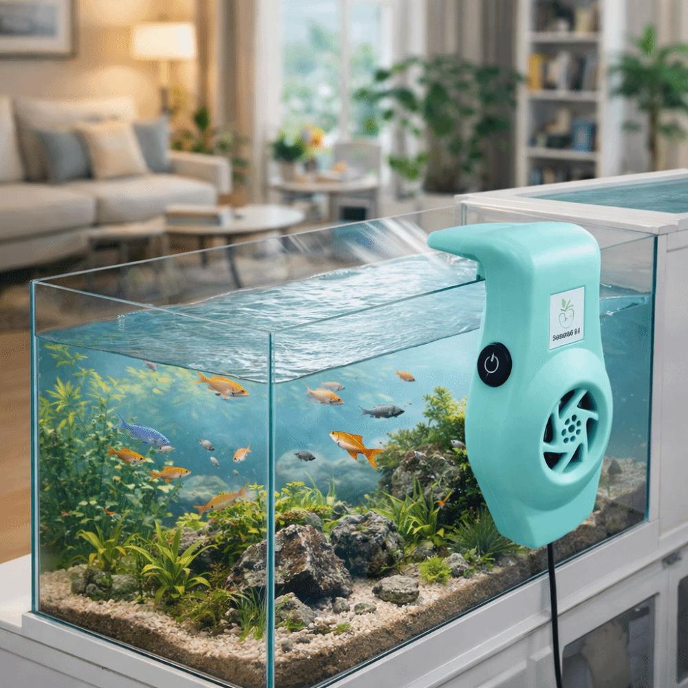 Wall-Mounted Mini USB Fan Silent Aquarium Wall Fan Portable Aquarium Cooling Fan  Aquarium Use