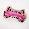 Leopard Print Cat Ear Fursuit Goggles Decorative Cosplay Glasses with Paw Print Accents for Furry Headgear