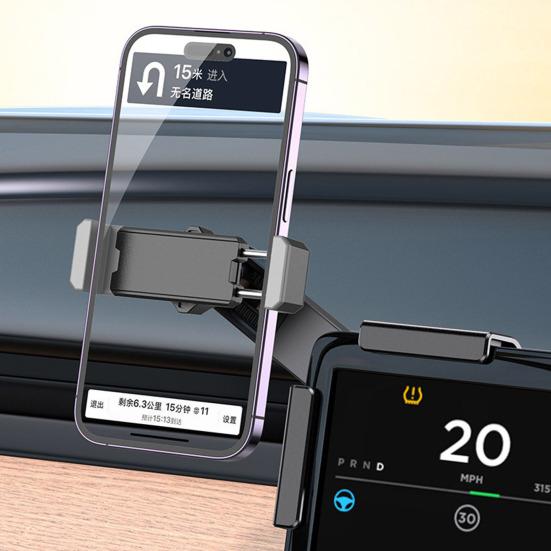 Car Phone Holder 360 Degree Magnet Suction Easy Installation Anti-slip Rotation Stable Hold Phone Anti-shake