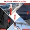 3 Stück Marinefackeln für Boote Boje Fischlockmittel Rettungsring LED-Licht Yacht Warnleuchte Offshore Positions-Notfallschutzlichter