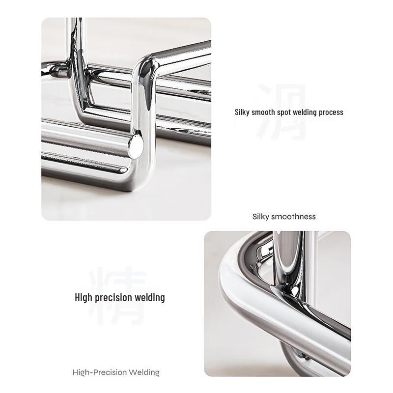 Verdickter Edelstahl Topfdeckel- und Schneidebrettständer