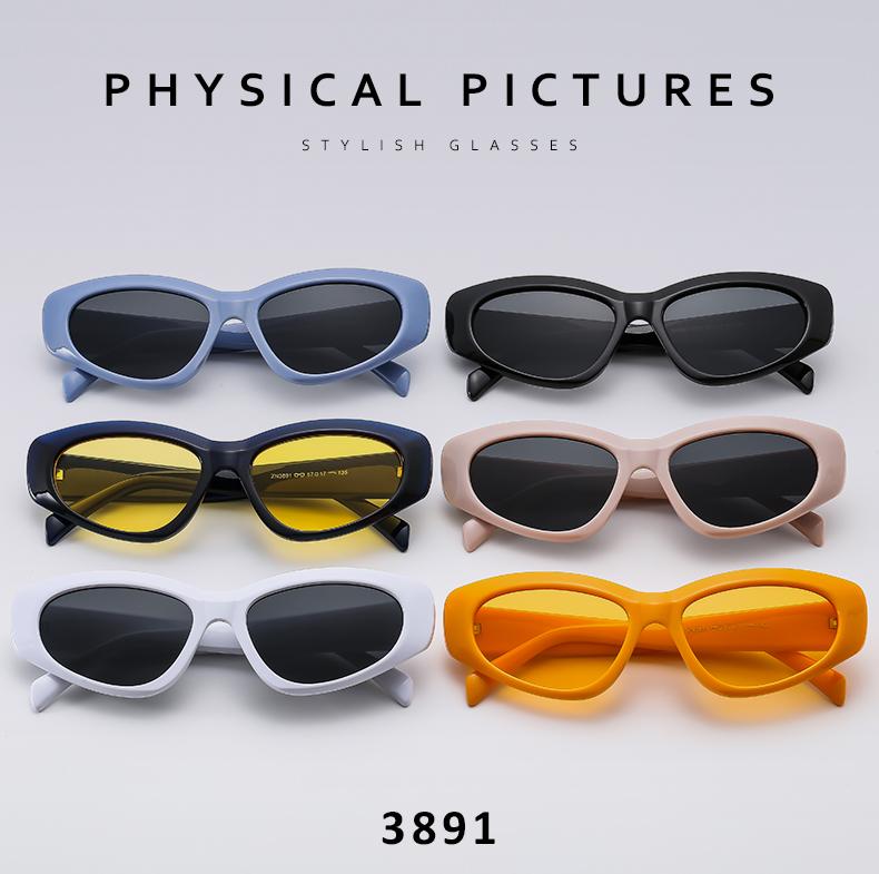 Fashion Classic Shades Eyeglasses Luxury Cat Eye Sun Glasses UV400 Custom Logo Designer Sunglasses Women Ins Trend Lentes De Sol