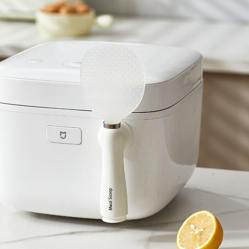 Magnetic Standing Rice Spoon, Non-stick Rice Spoon, Suction Cup, Non-stick Rice Serving Spoon, Food-grade Electric Rice Cooker, Anti-stick Rice Spoon