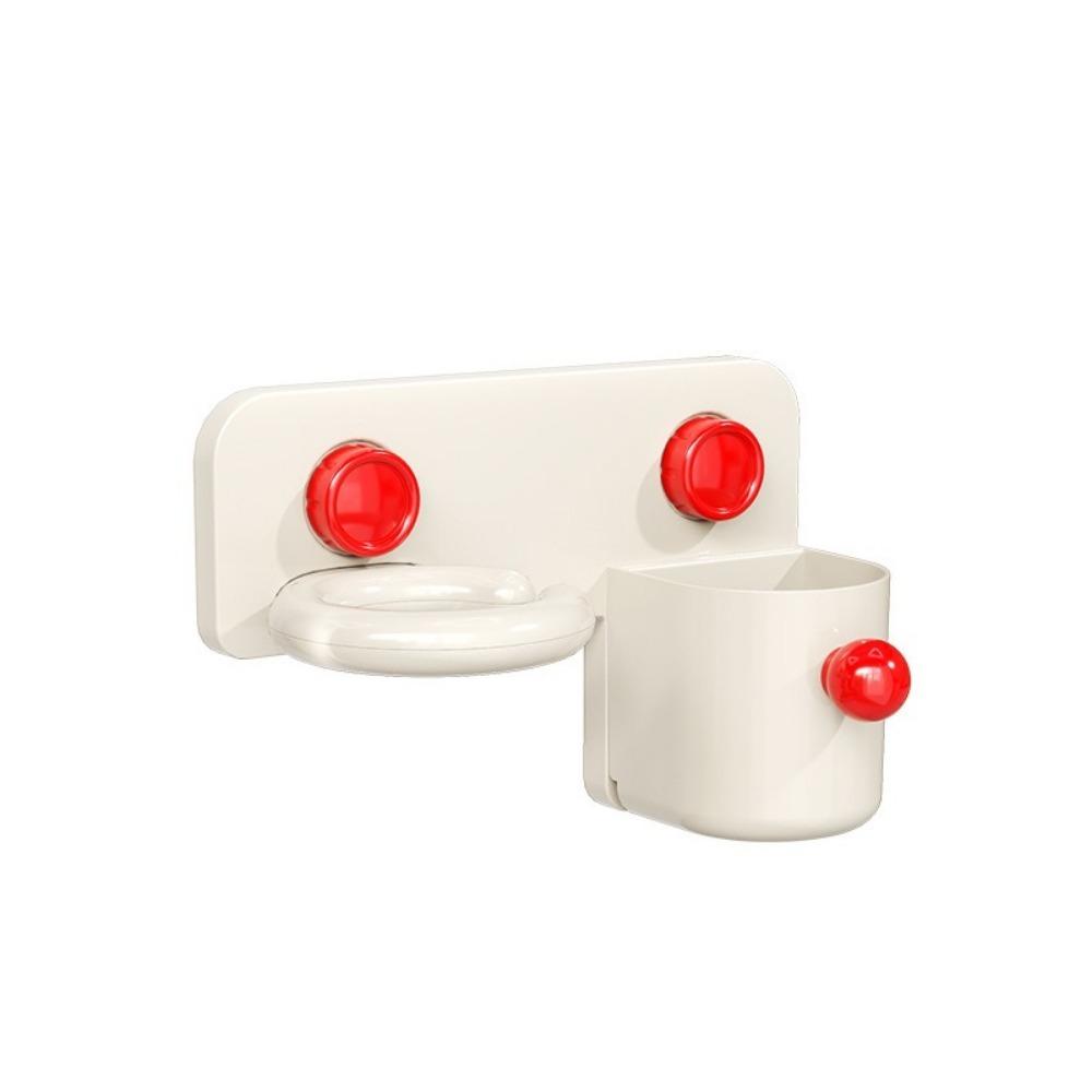 Wall Mounted Hair Dryer Rack Plastic Hair Dryer Storage Rack Hair Dryer Holder for Toilet