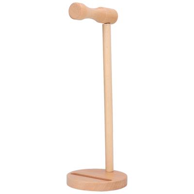 Wooden Headphone Holder Beech Headset Stand Detachable Headphone Holder Rack for Home Office