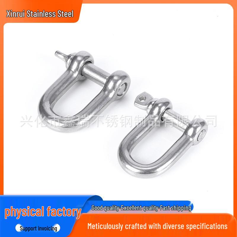 Stainless Steel Bow-Shaped U-Shackle