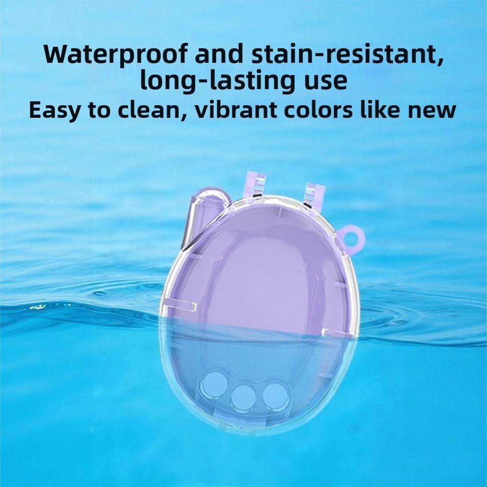 Transparent Protective Case Dustproof Anti-Scratch Hard Shell Crystal PC Full Coverage Clear Cover for Tamagotchi Connection