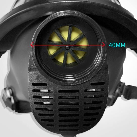 Volledig Gezicht MF14 Gasmasker Ademhalingsapparaat Filter voor Schilderen Spuiten Lab Chemie