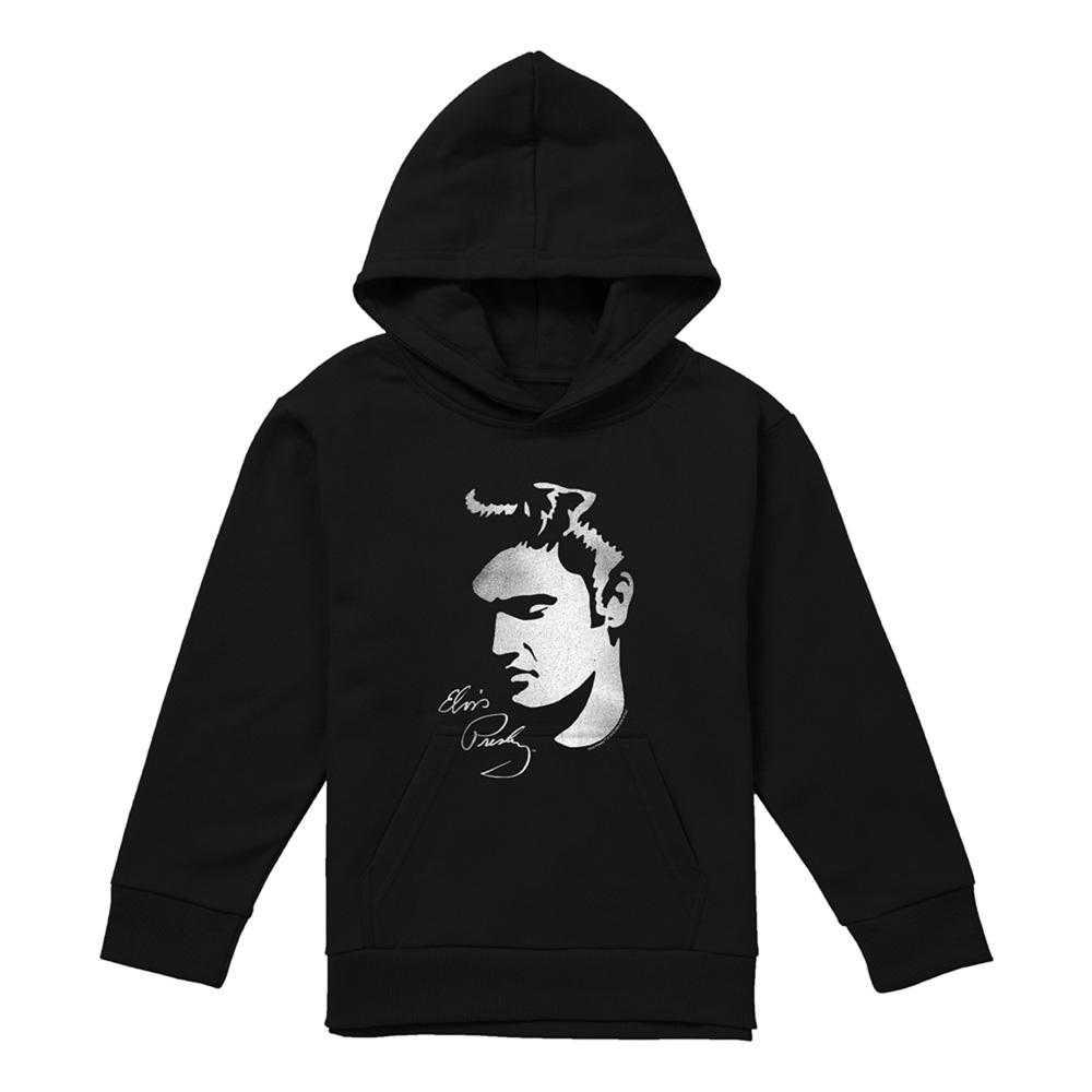 Elvis Presley Childrens/Kids Simple Face Hoodie