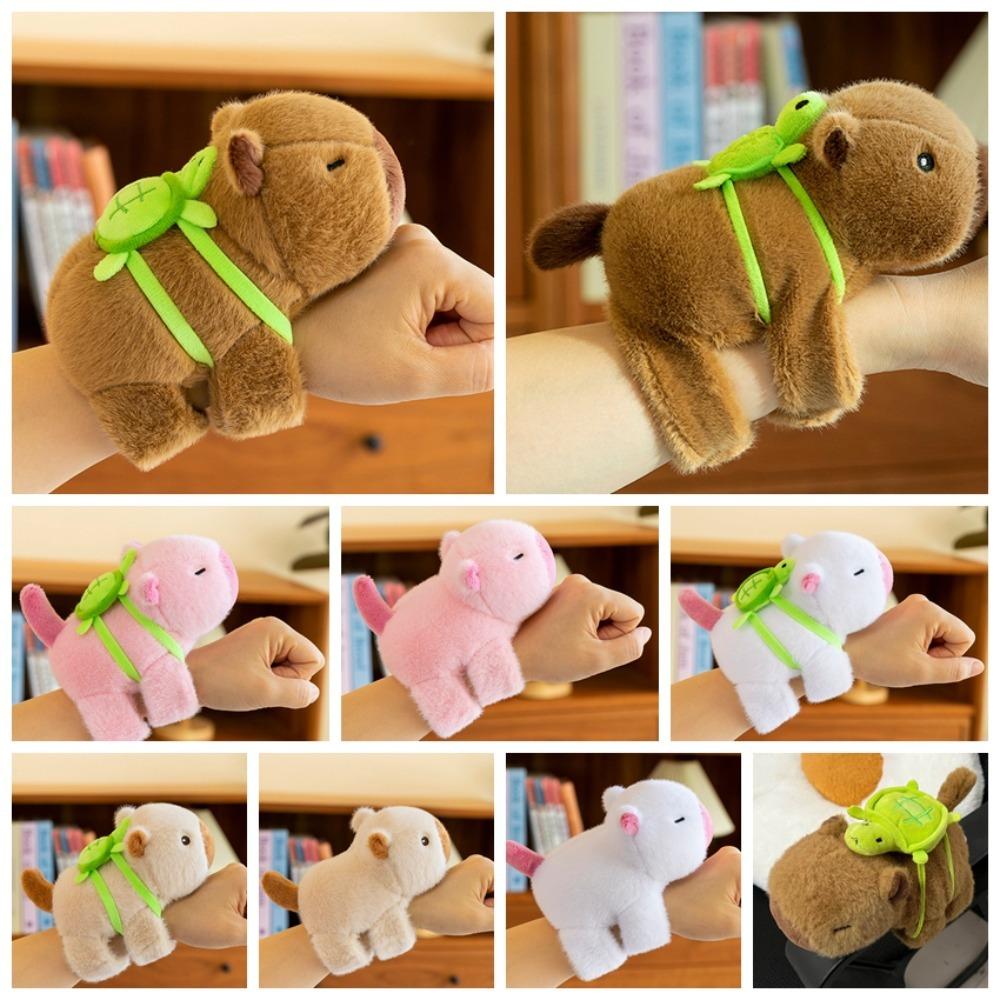 Simulation Slap Bracelet Series Capybara Capybara Rodent Capybara Plush Wrist Band  Home Decor