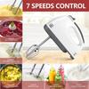 Hand Mixer Electric 450W Kitchen Mixers Household Automatic Mixer, Egg White and Cream Beater for Baking Cake Egg Cream Food