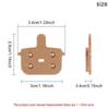 Brake Pads for Max G3 G3D G3E Electric Scooter Long Service Life Wear-resistant Disc Brake Pads for Safe Scooter Riding