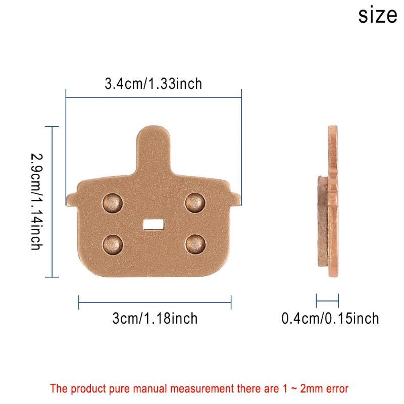 Brake Pads for Max G3 G3D G3E Electric Scooter Long Service Life Wear-resistant Disc Brake Pads for Safe Scooter Riding