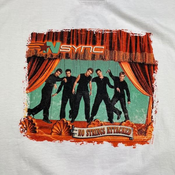 NSYNC No Strings Attached 2000 Shirt White Unisex S-5XL XL