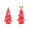 Atmosphere Light Gift: Adorable Ceramic Star Christmas Tree Night Light Home Decor Tabletop Ornament Birthday Present