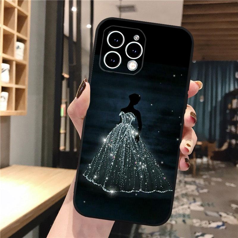 Wedding Dress Girl Phone Case For iPhone Samsung Galaxy Redmi Xiaomi Oppo OnePlus Note S A 7 8 9 10 11 12 13 14 20 21 22 23 53 54 Pro Max Plus Ultra