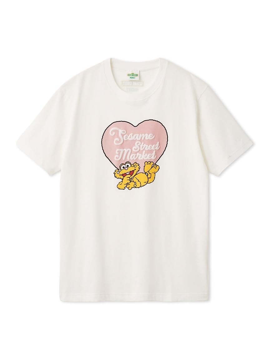 [Sesame Street Market] Valentine s Day Short-Sleeve T-Shirt SSMUCT263407 Unisex Adult Pink M
