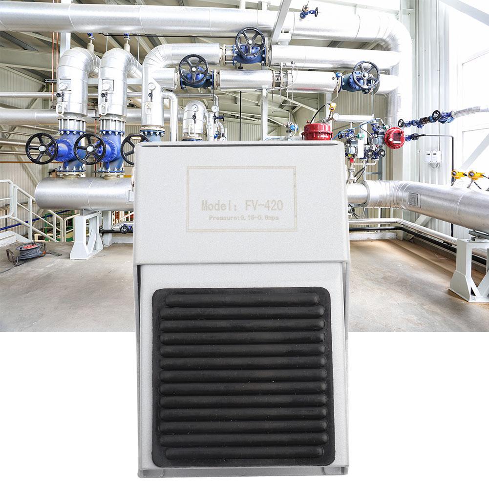 Alloy Steel G1Celsius4 Foot Pedal Valve with High Control Accuracy, , One in Two Out, for , P and A Interface Thread: G1Celsius4, Model: FV 420, Tw