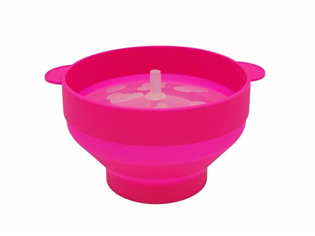Foldable Silicone Mini Popcorn Bowl, BPA-Free, Perfect for One Serving