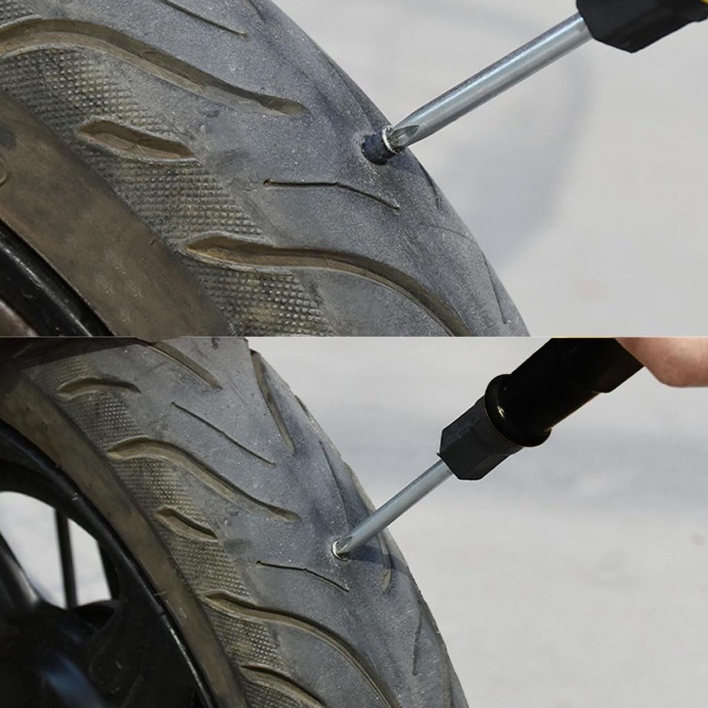 100 Count Tire Plugs Nails Screw In Tire Repair Screws With Screwdriver