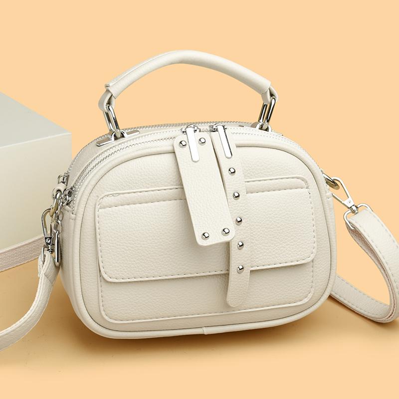 2025 Fashion Leather Designer Crossbody Shoulder Bag For Women Luxury Ladies Handbag And Purse Casual Totes Messenger Sac A Main
