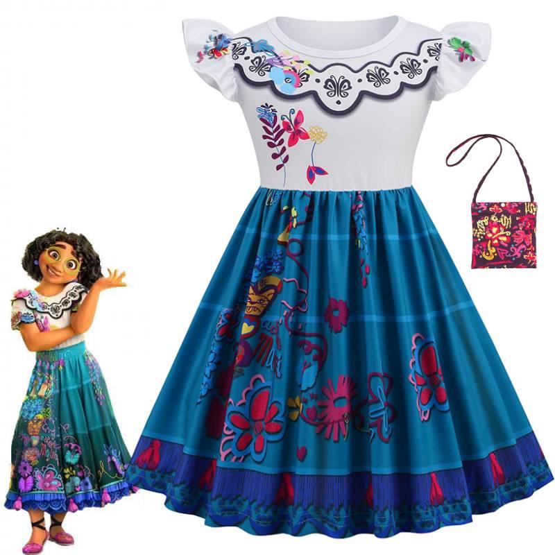 Mirabel Disney Princess Costume For Girls 100-150cm/39.37-59.05in