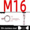 Verdickte 304/201 Edelstahl-Federring Elastischer Abstandshalter M3-M24