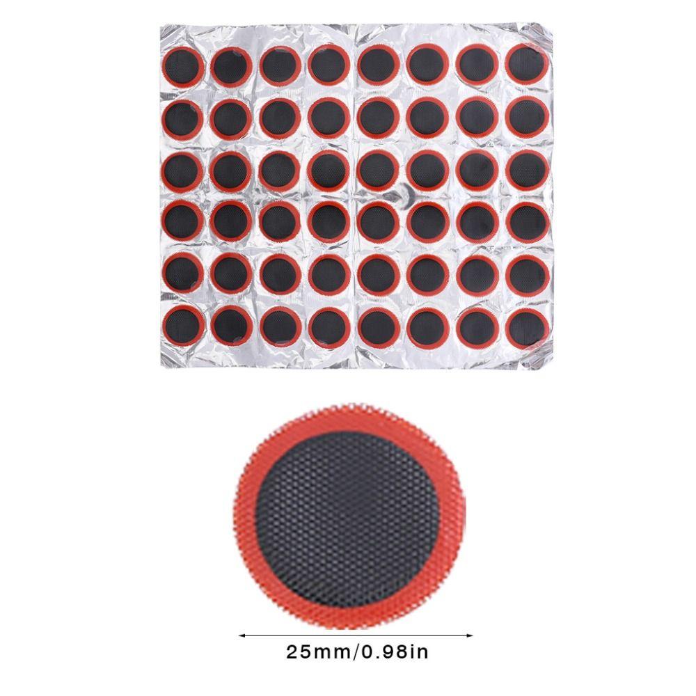 48Pcs/Set Tubeless Bike Tyre RepairTool Emergency Bicycle Repair Accessory Tire Patch  for Car
