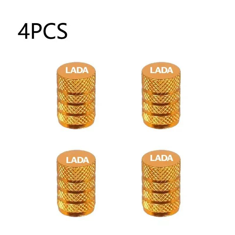 Car Wheel Tire Valve Caps Tyre Stem Covers Airdust Waterproof For Lada Niva Vesta Samara Kalina Largus Priora Xray Granta