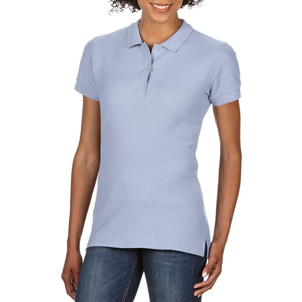 Gildan Womens/Ladies Premium Cotton Sport Double Pique Polo Shirt