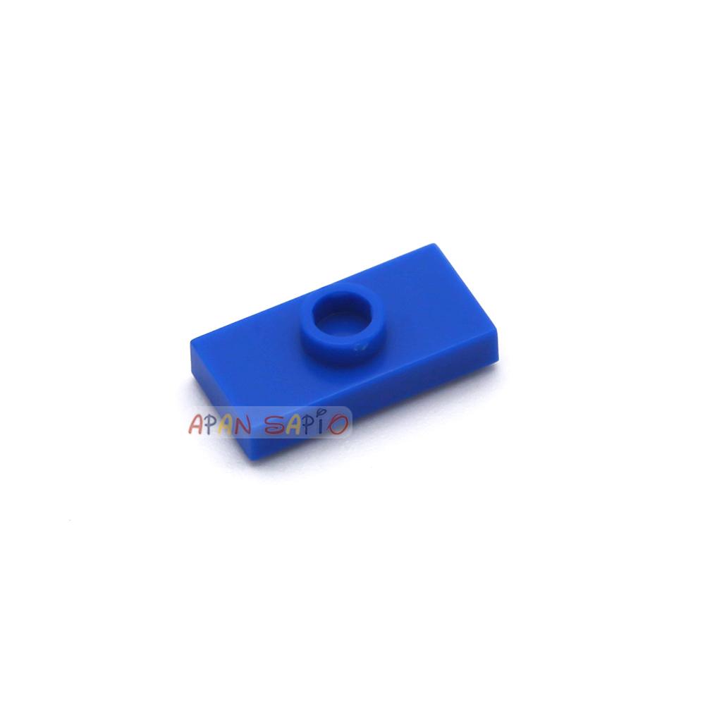 100/500pcs DIY Building Blocks 1x2 Convex Seat Bricks Educational Plastic Toys for Children Compatible With 3794 Kids Gifts