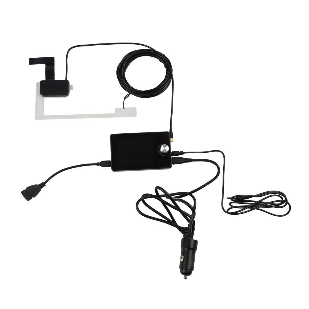 For Cars For Trucks FM Transmitter Car Audio Receiver Audio System Upgrade Effective Distance High Sensitivity Support TF Card