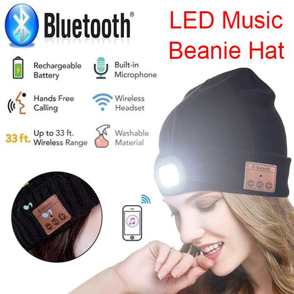 Wireless Bluetooth Beanie Musical Cap 