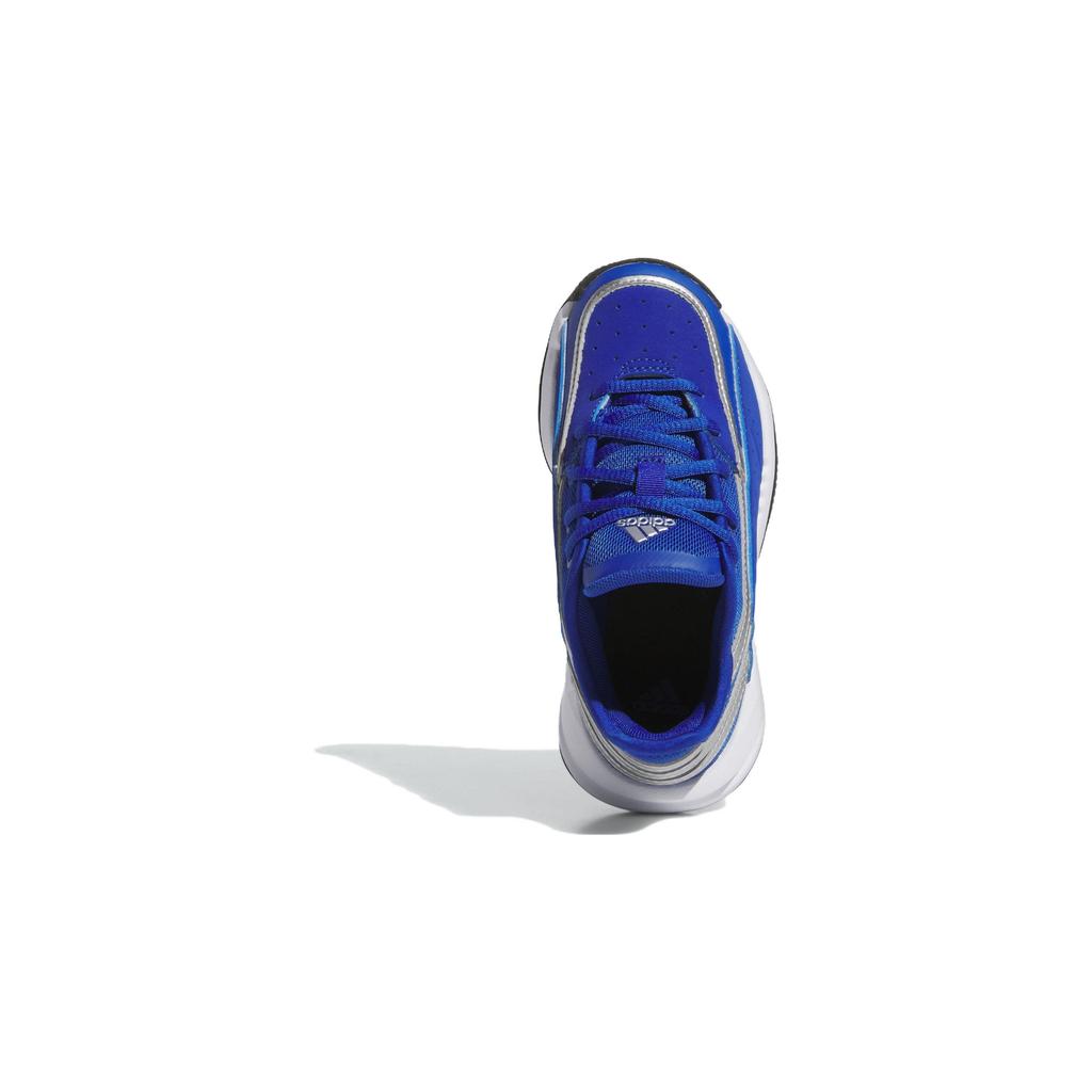 Adidas Front Court Comfortable Shock Absorbing Durable Low Top Kids Basketball Shoes Kids Basketball Shoes Blue ID6195