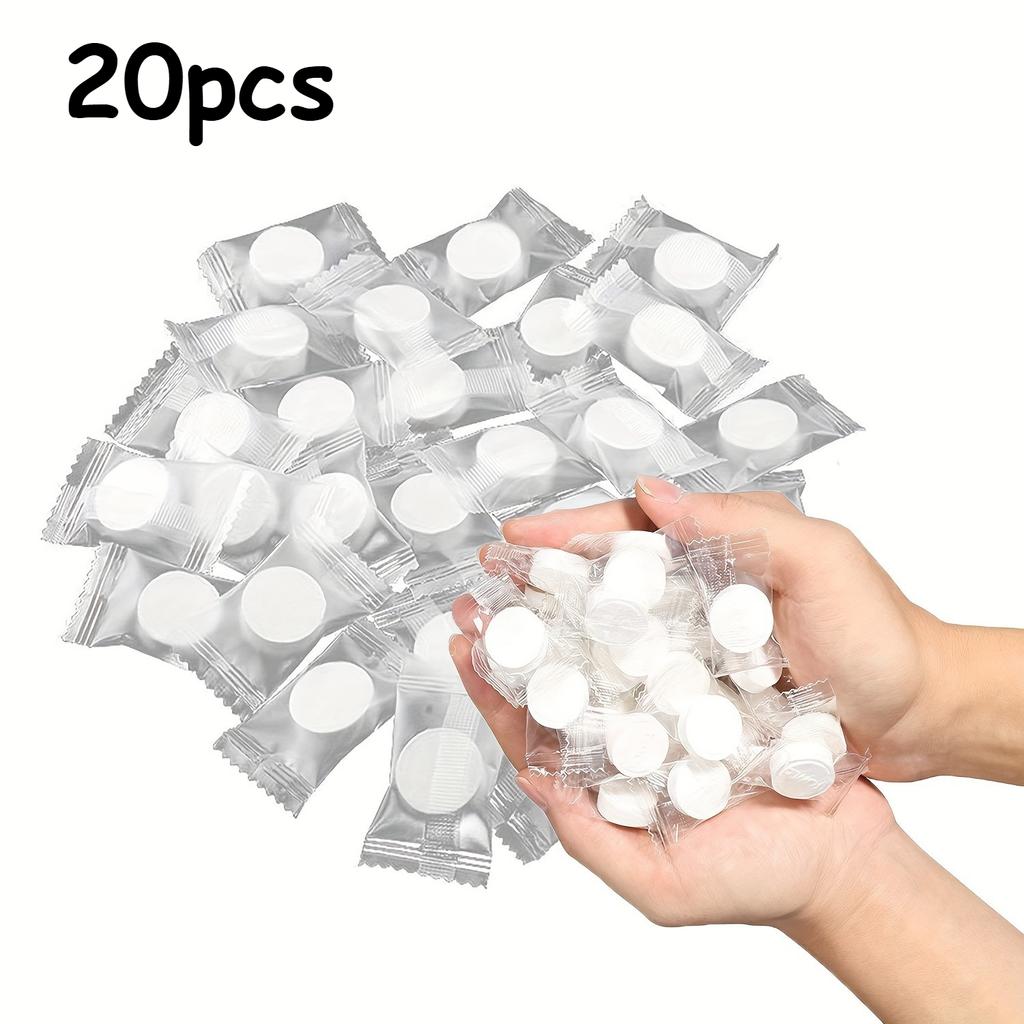 50pcs/20pcs Tablets Facial Tissue Compressed Disposable Face Towel Tablets Travel Towels Compressed Magic Towels