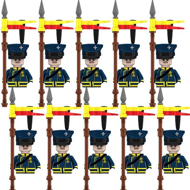 Kids Building Blocks Toy Napoleonic Wars Military WW2 Mini Dolls Soldier Duke Medieval Knights Officer Model Toy wholesale store