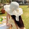 New Summer Wavy Straw Hat Fashionable Windproof and Breathable Versatile Sun Hat Women's Ultraviolet Sun Protection Sun Protection Hat