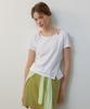 CITYBREEZE Layered Slit Short Sleeve T-Shirt_White
