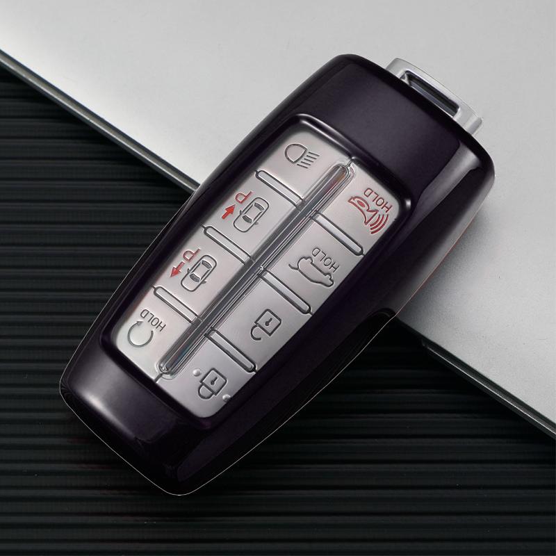Soft Tpu Car Key Cover Case For Hyundai Genesis G70 Gv70 G80 Gv80 G90 Auto Remote Control Shell Fob Holder Keychain Protector