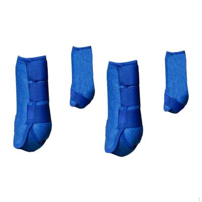 4 Horse Boot Leg Protectors Portable Multifunctional Professional Wraps Front Rear Legs
