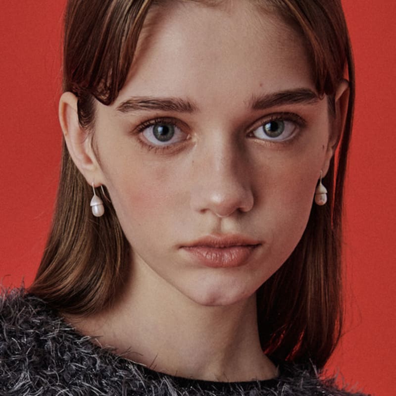 etrive Pearl Bell Drop Earring