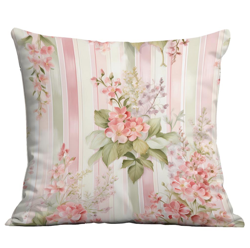 Ny Akvarell Pastoral Blommig Kuddfodral Hem Vardagsrum Soffa Kudde Kuddfodral Premium Hållbar Kvalitet